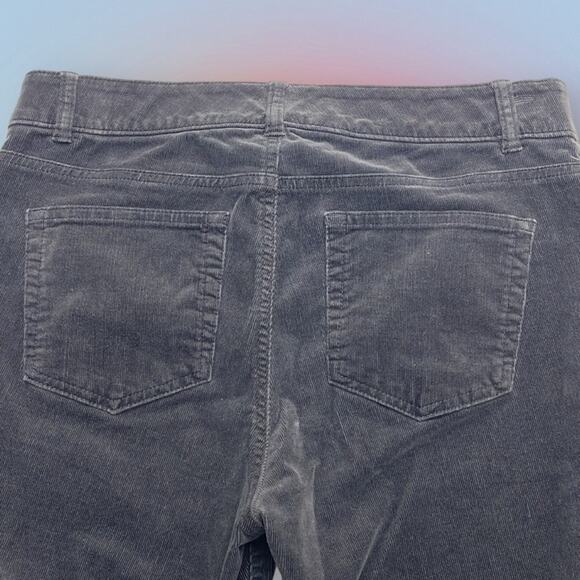 CHAPS Women’s 10 Petite Dark Gray Corduroy Jeans - Picture 3 of 4